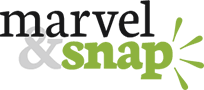 Marvel & Snap logo